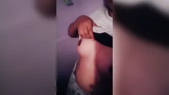 Fresh Young GF Showing Off Perky Tits On Selfie Cam