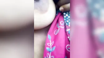 Village Wife Flashing Her Big Tits Outdoors For Secret Lover