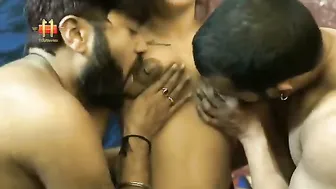 Three Horny Friends Sharing One Dick In Homemade Threesome
