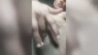 Village Babe Spreading Pink Pussy Wide Open On Private Video
