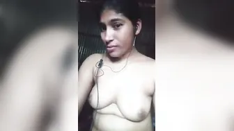 Bangla Village Beauty Stripping Naked In Selfie Recording