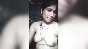 Bangla Village Beauty Stripping Naked In Selfie Recording