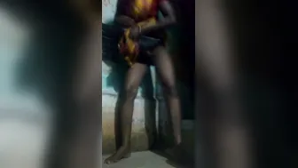 Adivasi Wife Caught Peeing Completely Naked In Bathroom