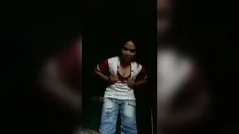 Village GF Doing Striptease For Her BF On Cam