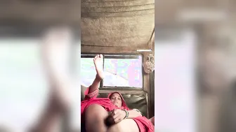 Village Wife Pleasuring Herself With Vegetable In Bedroom Alone