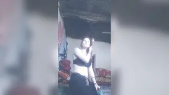 Beautiful Girl From Countryside Taking Naked Selfies In Her House