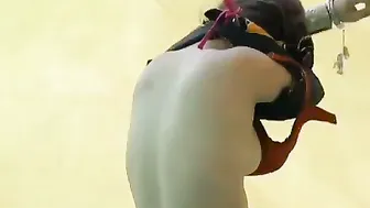 Innocent Village Babe Stripping Naked And Showing Everything Off