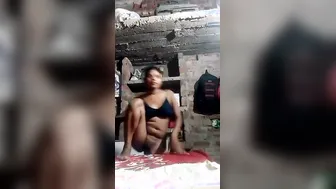 Village Wife Begging For More While Using Dildo On Herself