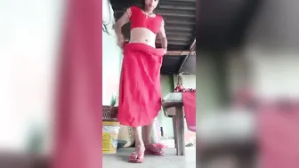 Sweet Village Bhabhi Stripping Naked In Leaked Private Video