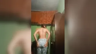 Tall Desi Village Babe Showing Off Her Natural Boobs On Cam