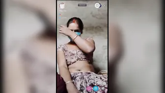 Masked Village Wife Earning Money Showing Her Body On Camera