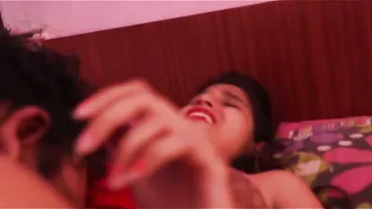 Naughty Wife Teasing Her Husband Stripping Naked Before Wild Sex