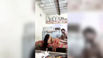 Dehati Couple Recording Their Raw Fucking Session In Bedroom