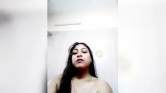 Gorgeous Desi Babe Stripping Naked On Live Cam For Fans