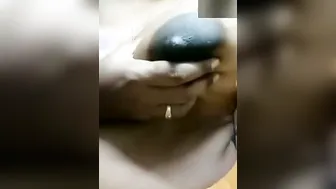Mature Aunty Flashing Her Huge Tits For The Camera
