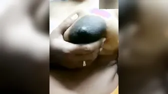 Mature Aunty Flashing Her Huge Tits For The Camera