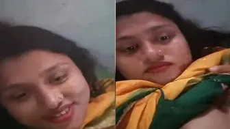 Busty Bhabhi Teasing Her BF Stripping Naked On Camera
