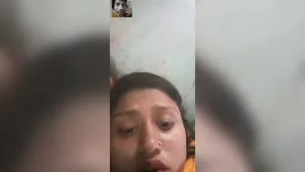 Busty Bhabhi Teasing Her BF Stripping Naked On Camera