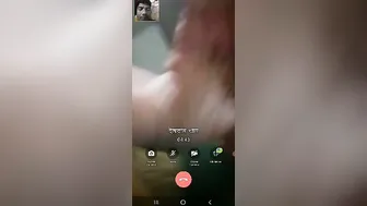 Busty Bhabhi Teasing Her BF Stripping Naked On Camera