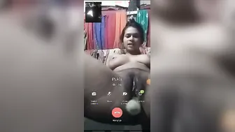 Naughty Babe Masturbating Wet Pussy During Late Night Video Call