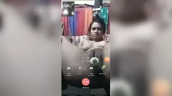 Naughty Babe Masturbating Wet Pussy During Late Night Video Call