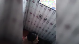 Couple Caught Fucking Hard In Bathroom On Their Hidden Camera