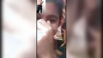 Horny GF Teasing And Playing During Late Video Chat