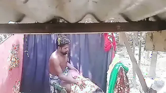 Chubby Bengali Wife Getting Drilled By Brother In Law Outdoors