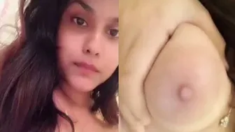 College Cutie From Bengal Stripping Naked For Selfie Video