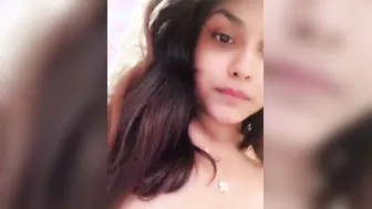 College Cutie From Bengal Stripping Naked For Selfie Video