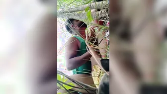 Village Girl Taking Her BF Outdoors In Bengali Fields
