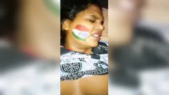 Bhabhi Taking Hot Load On Her Belly After Intense Session