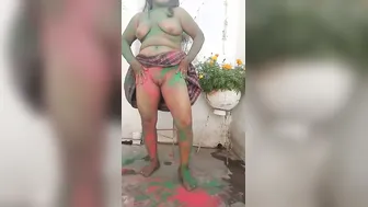 Celebrating Holi Festival By Fucking My Slutty Bhabhi All Day