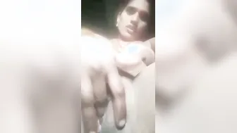 Horny Bhabhi Recording Herself Nude For Her Lover At Home