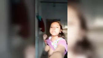 Indian College Slut Pissing On Camera For Her BF