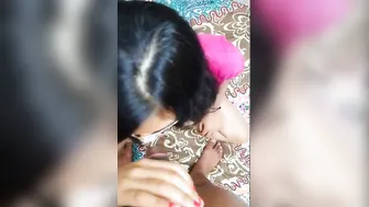 Horny Bhabhi Giving Rimjob And Blowjob To Her Husband