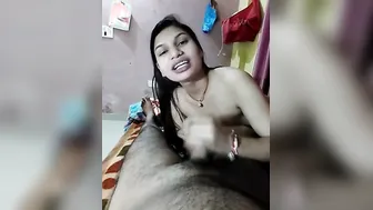 Village Bhabhi Giving Blowjob To Younger Guy At Home