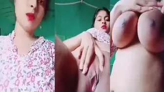 Bangladeshi Busty Babe Stripping Down Showing Everything