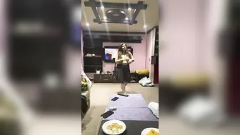 Thick Paki Slut Dancing Naked Teasing With Her Huge Tits