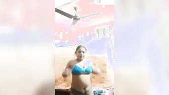 Village Wife Slowly Stripping Naked Teasing For The Camera
