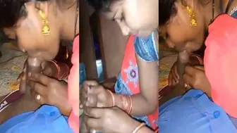 Bhabhi Servicing Landlord With Mouth For Rent Payment