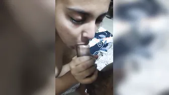 Thick Babe Swallowing Every Drop Caught On Camera Pov