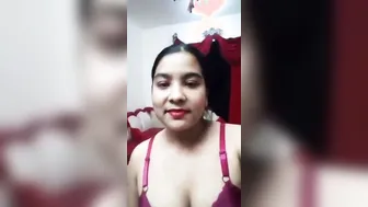 Chubby Unsatisfied Wife Stripping Naked And Showing Everything