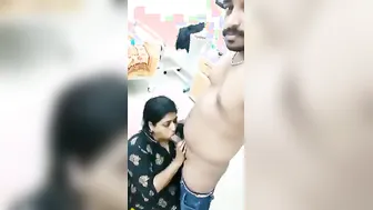 Tamil Wife On Her Knees Sucking Husbands Dick On Hidden Camera