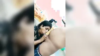 Tamil Wife On Her Knees Sucking Husbands Dick On Hidden Camera