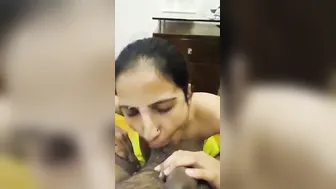 Naughty GF Swallowing Her Ex Lover In Private Session