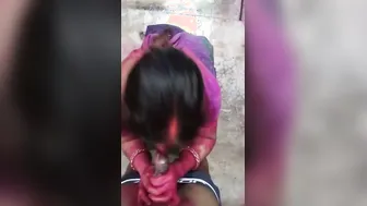 Wife Sucking Cock During Festival Celebration Homemade Video