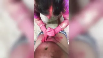 Wife Sucking Cock During Festival Celebration Homemade Video