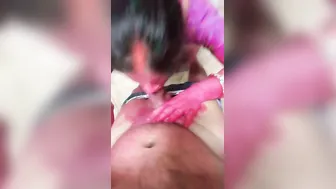 Wife Sucking Cock During Festival Celebration Homemade Video
