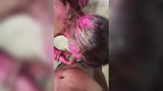 Wife Sucking Cock During Festival Celebration Homemade Video